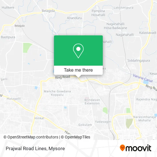 Prajwal Road Lines map