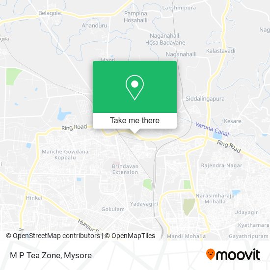 M P Tea Zone map