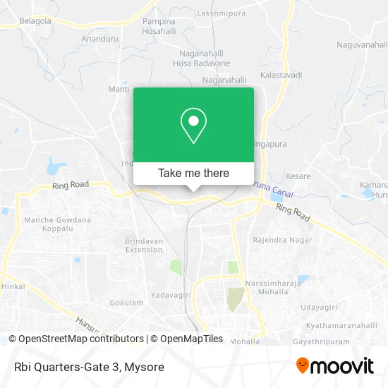 Rbi Quarters-Gate 3 map