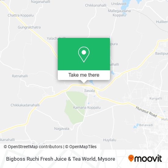 Bigboss Ruchi Fresh Juice & Tea World map