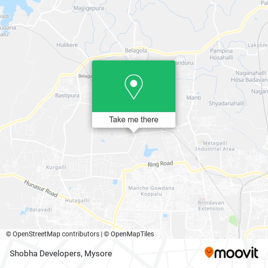 Shobha Developers map
