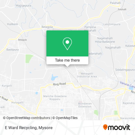 E Ward Recycling map