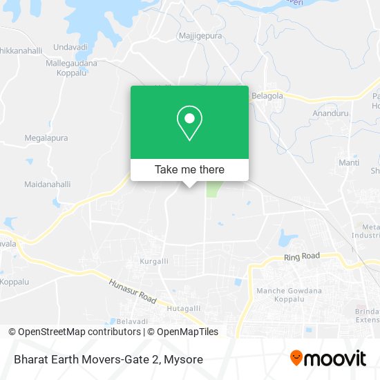 Bharat Earth Movers-Gate 2 map