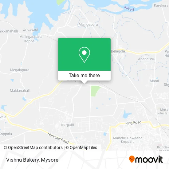 Vishnu Bakery map