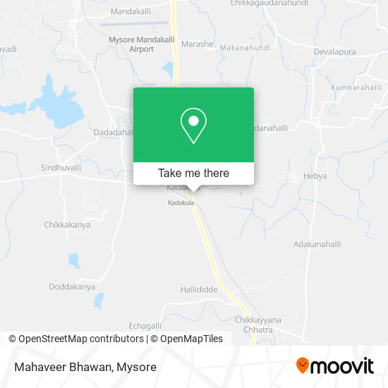 Mahaveer Bhawan map