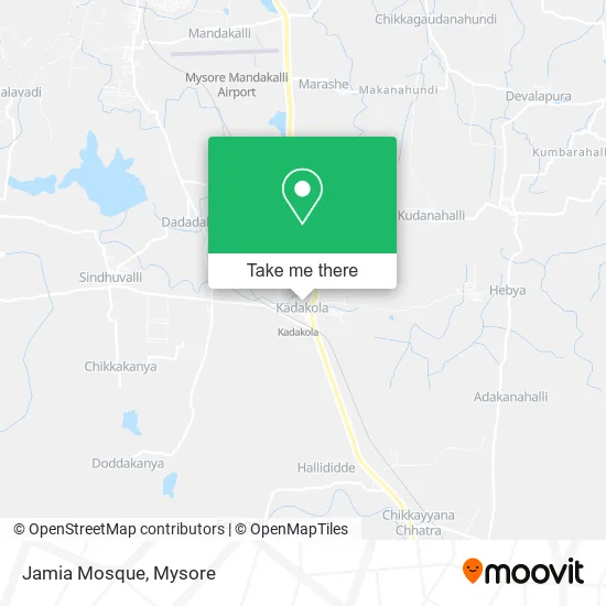 Jamia Mosque map
