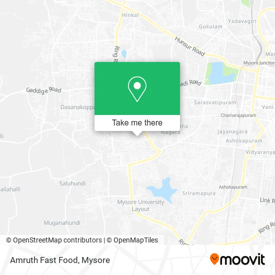 Amruth Fast Food map