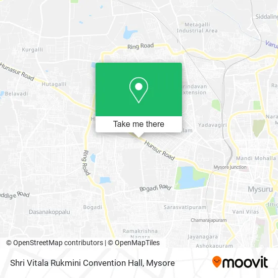 Shri Vitala Rukmini Convention Hall map