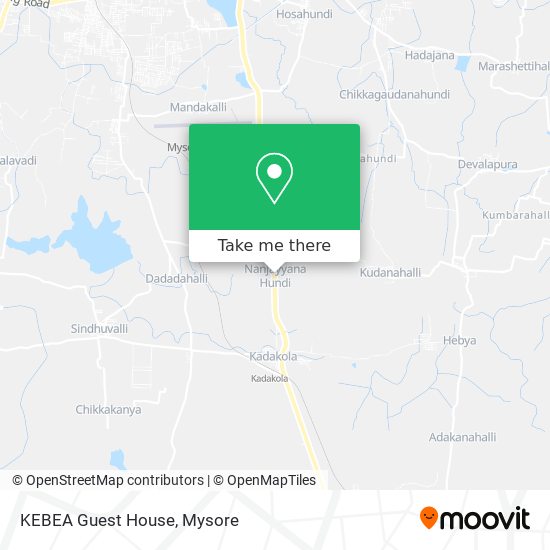 KEBEA Guest House map