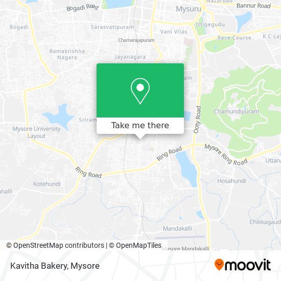 Kavitha Bakery map