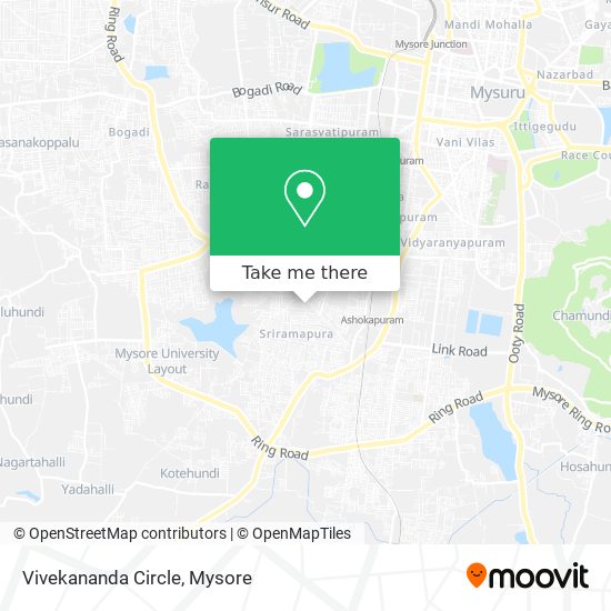 Vivekananda Circle map