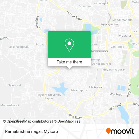 Ramakrishna nagar map