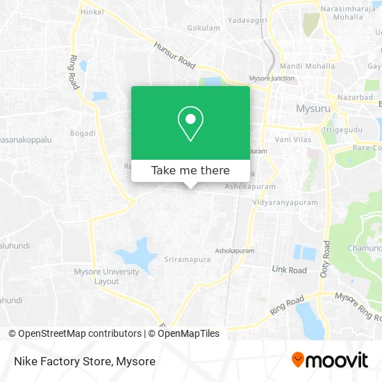 Nike Factory Store map