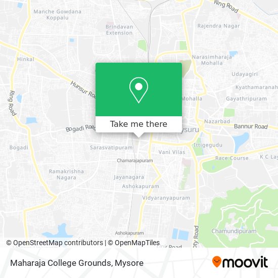 Maharaja College Grounds map