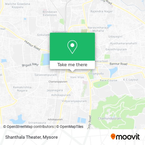Shanthala Theater map