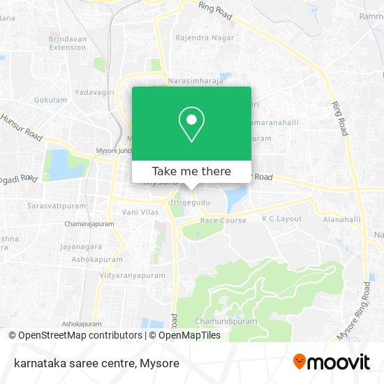 karnataka saree centre map