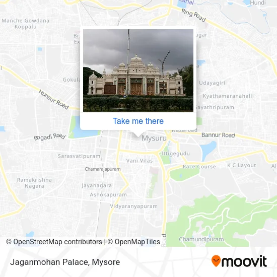 Jaganmohan Palace map