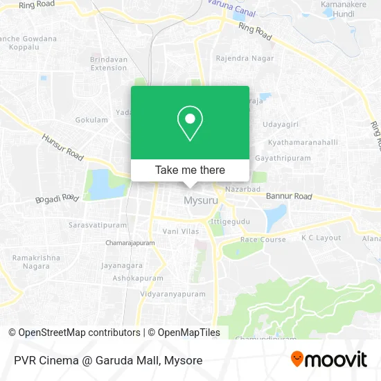 PVR Cinema @ Garuda Mall map