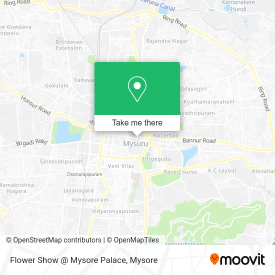 Flower Show @ Mysore Palace map