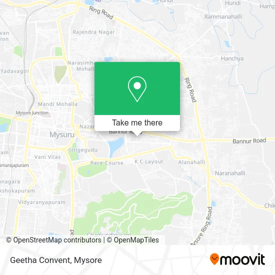 Geetha Convent map