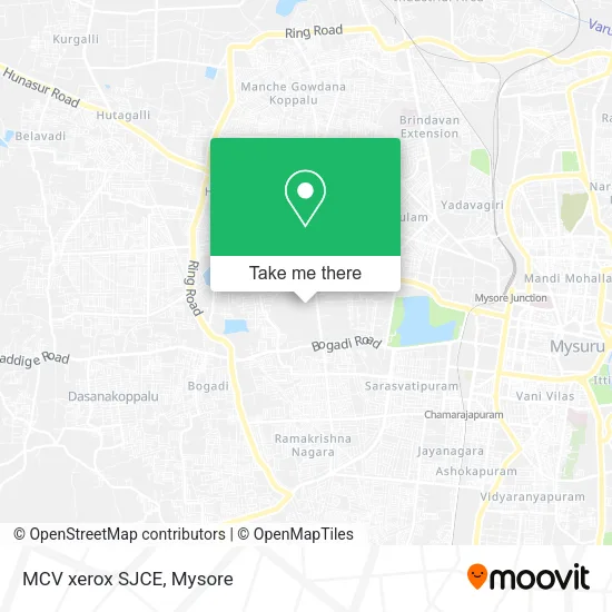 MCV xerox SJCE map