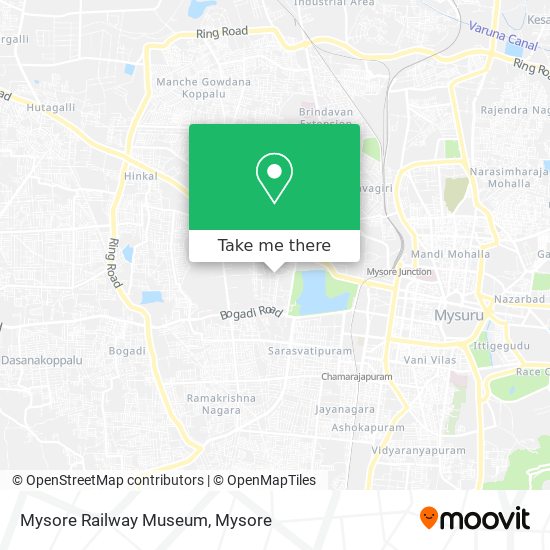 Mysore Railway Museum map