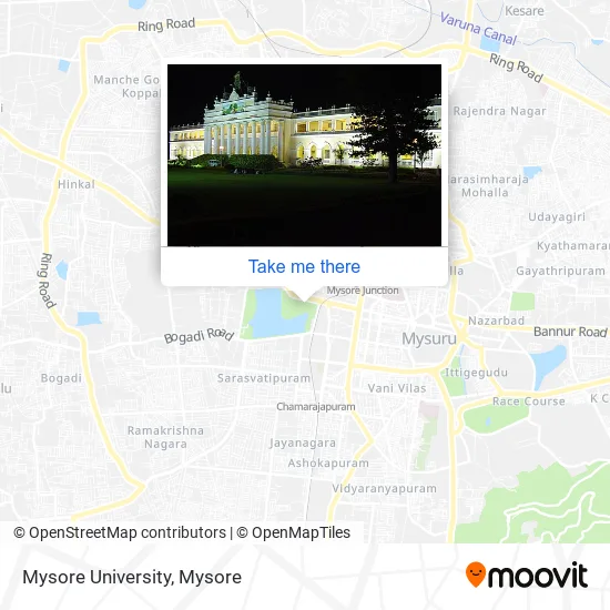 Mysore University map