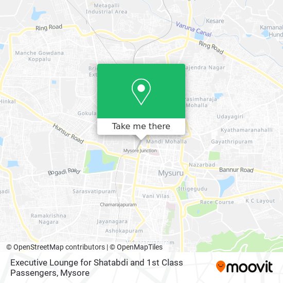 Executive Lounge for Shatabdi and 1st Class Passengers map