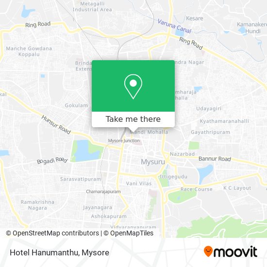 Hotel Hanumanthu map