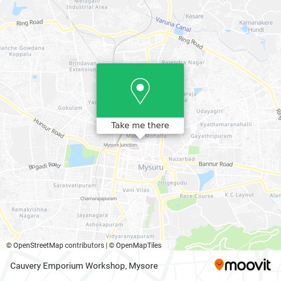 Cauvery Emporium Workshop map