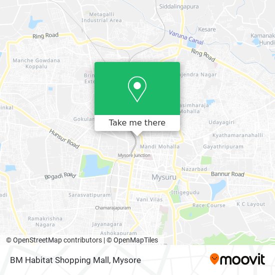 BM Habitat Shopping Mall map