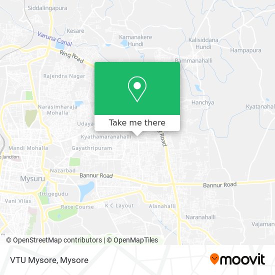 VTU Mysore map