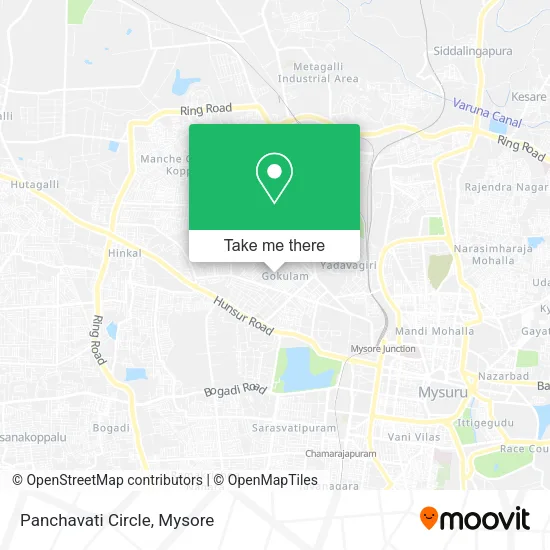 Panchavati Circle map