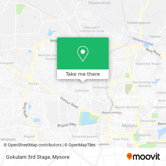 Gokulam 3rd Stage map