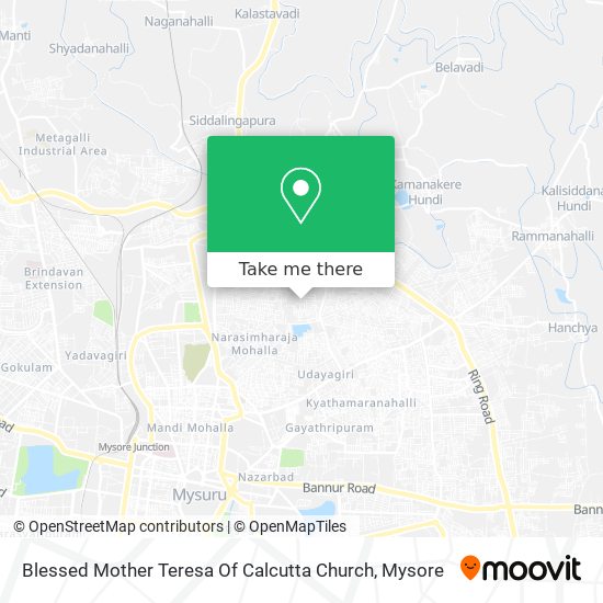 Blessed Mother Teresa Of Calcutta Church map