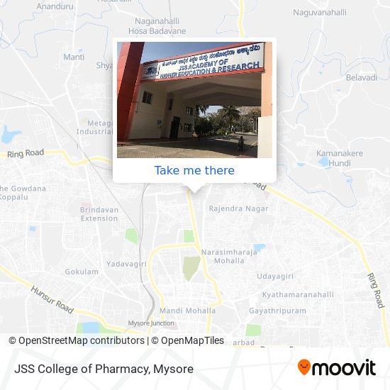 JSS College of Pharmacy map