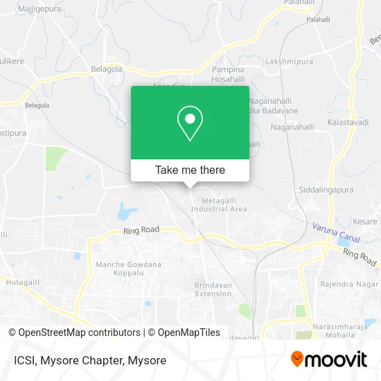 ICSI, Mysore Chapter map