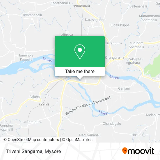 Triveni Sangama map
