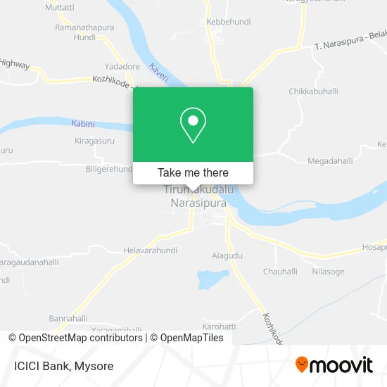 ICICI Bank map