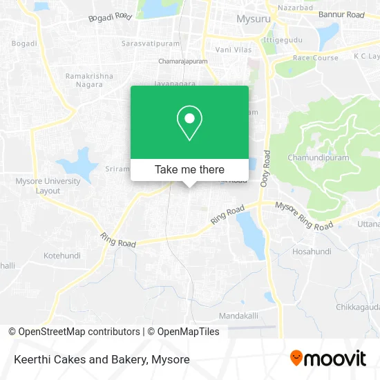 Keerthi Cakes and Bakery map