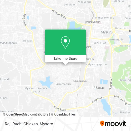 Raji Ruchi Chicken map