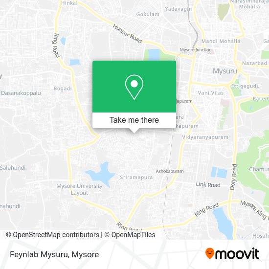 Feynlab Mysuru map