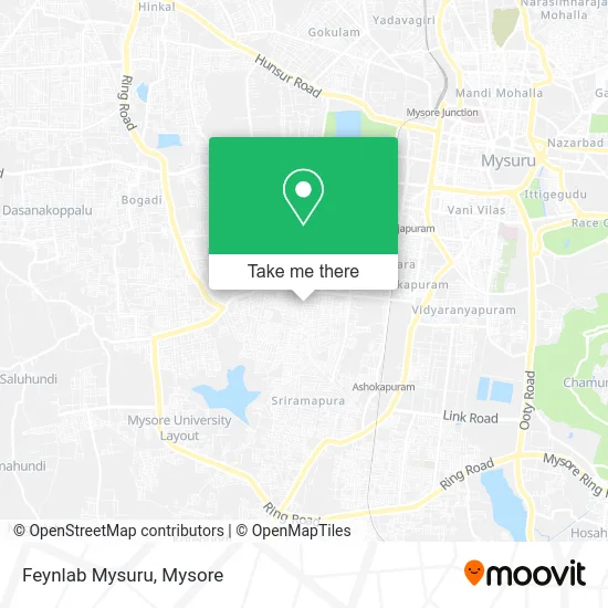 Feynlab Mysuru map