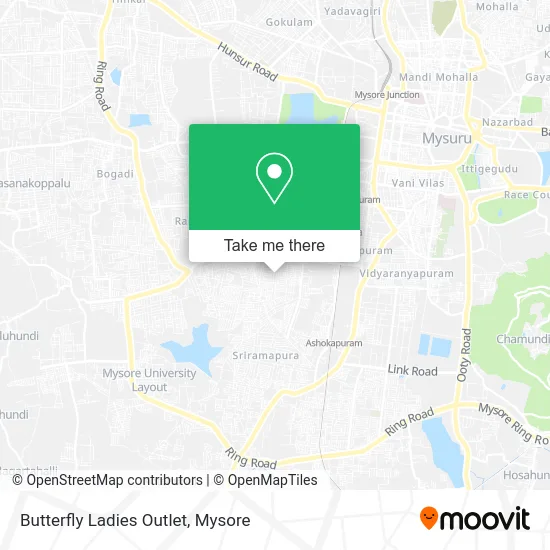 Butterfly Ladies Outlet map