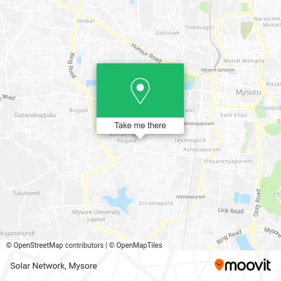 Solar Network map