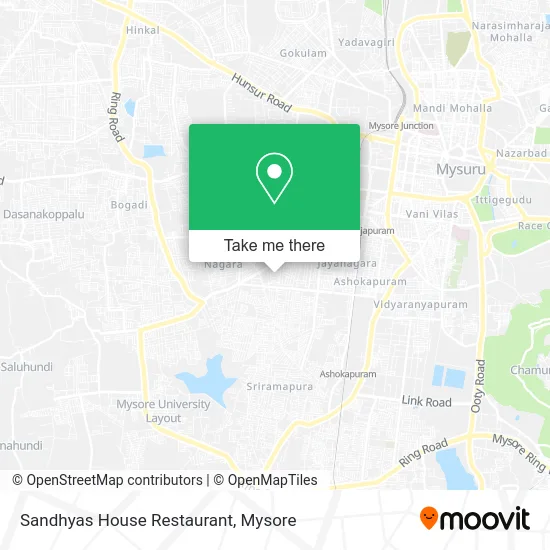 Sandhyas House Restaurant map