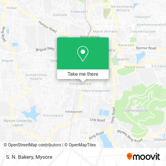 S. N. Bakery map