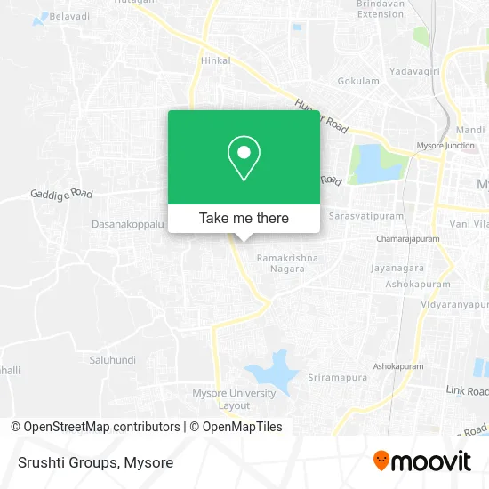 Srushti Groups map