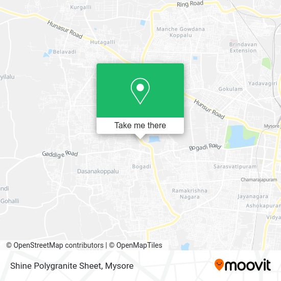 Shine Polygranite Sheet map