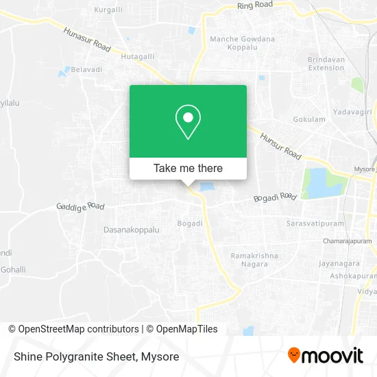 Shine Polygranite Sheet map